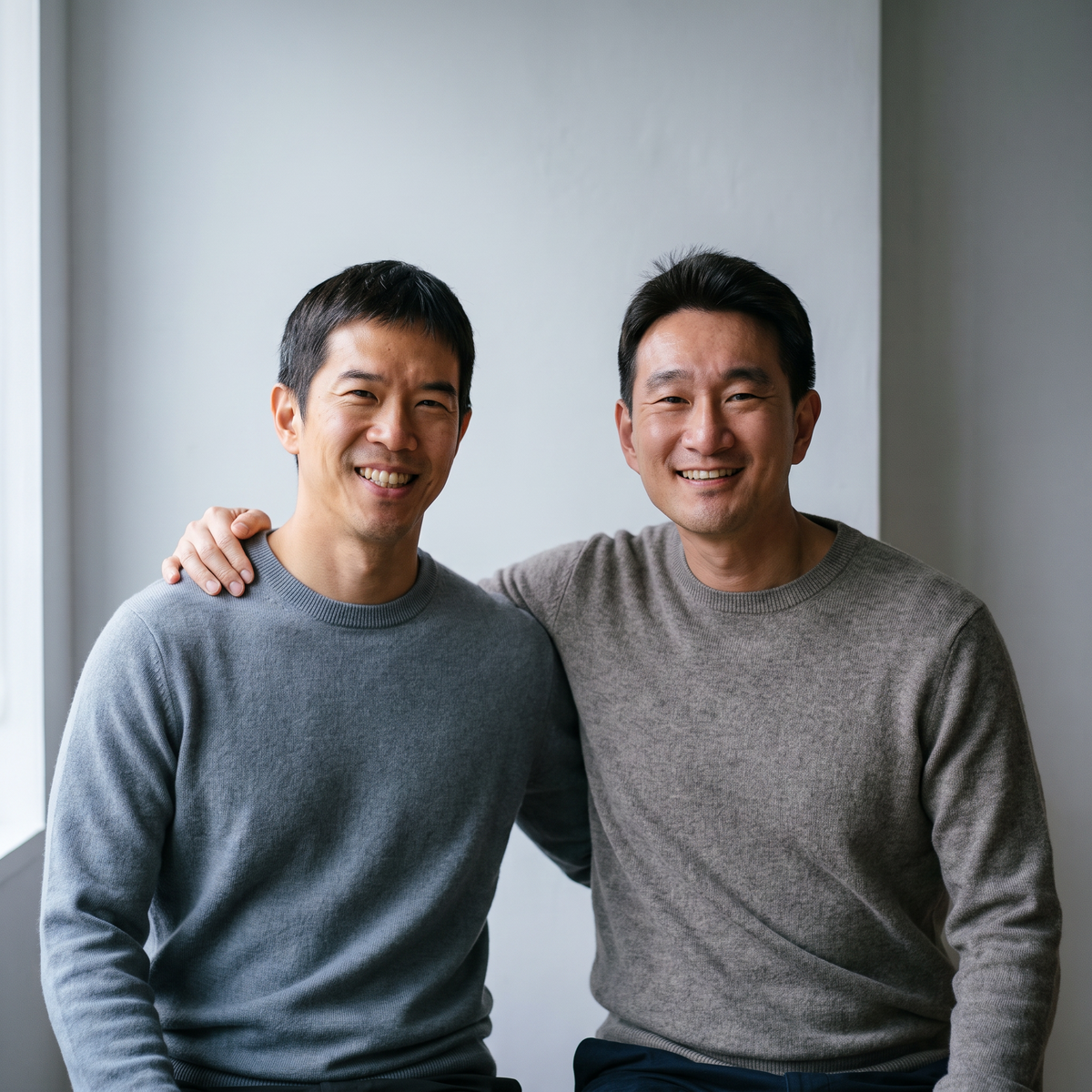 Will and Donkyo, Himedi's founders, in Seoul